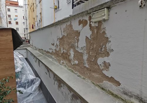 Arreglo fachada antes